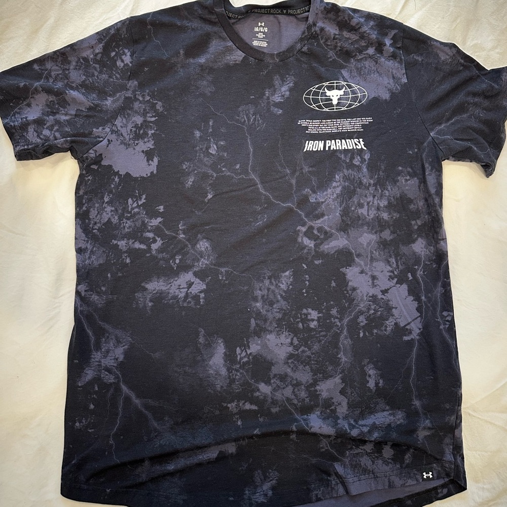 Under Armour Men's Project Rock iron paradise T- Shirt